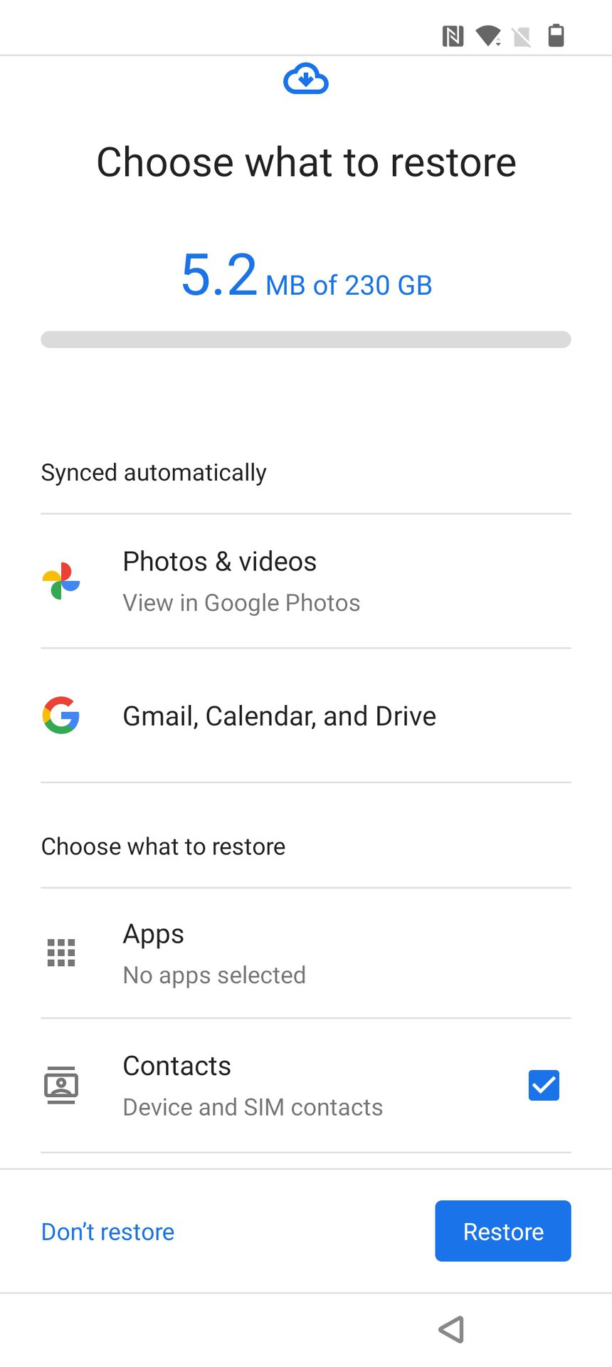 new phone backup options