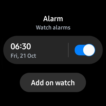 samsung galaxy watch how to set alarms 1