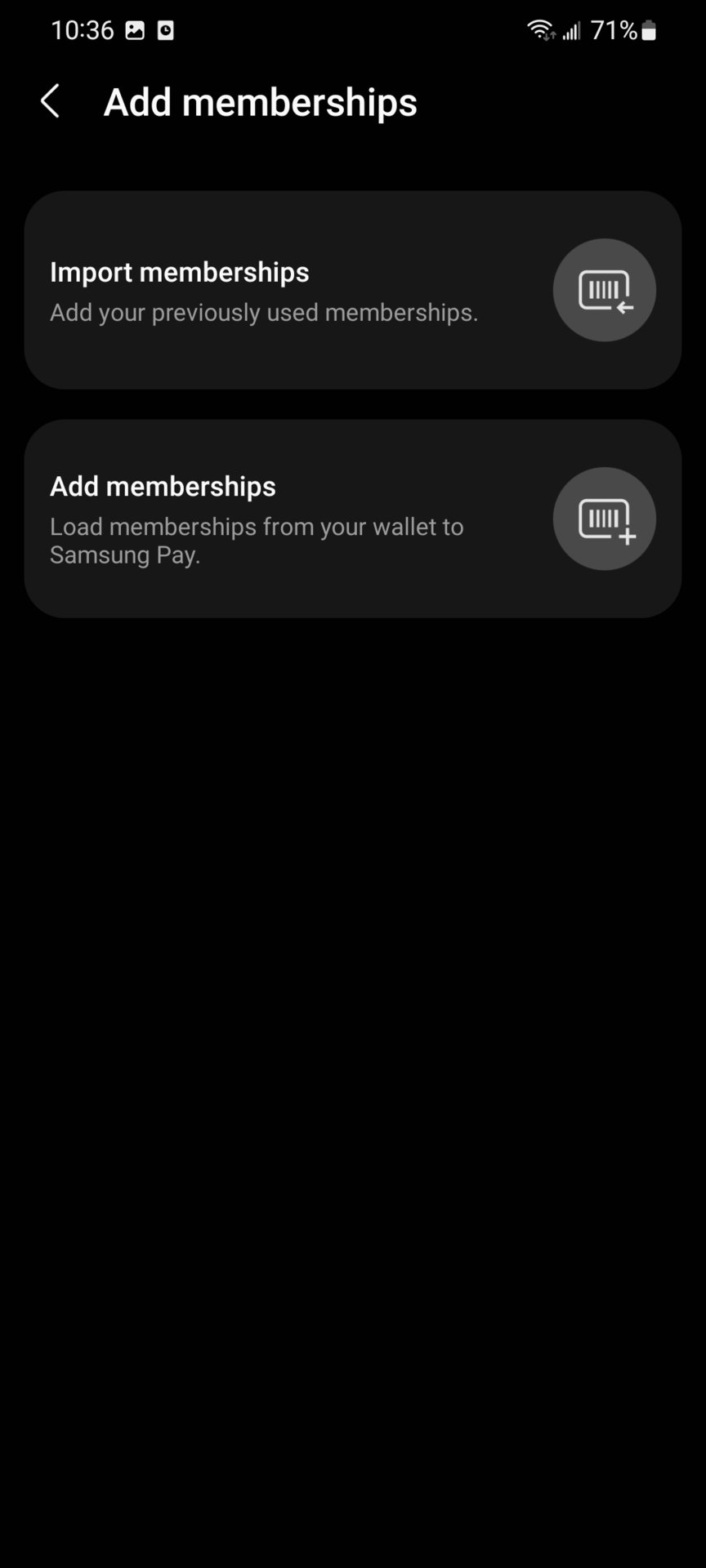 samsung wallet add membership card 2