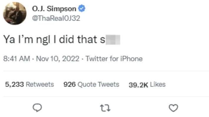 Fake OJ Simpson