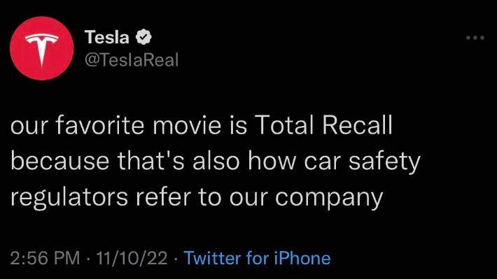 Fake Tesla Twitter