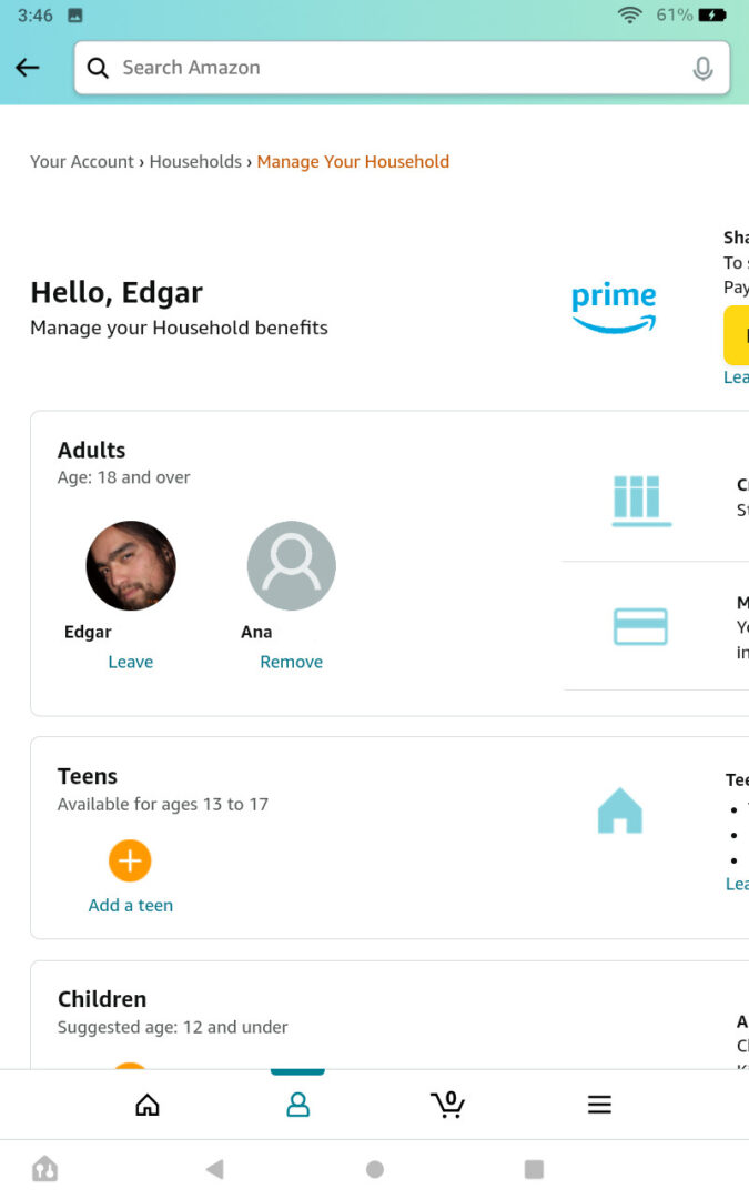 How to add and switch profiles on an Amazon Fire tablet
