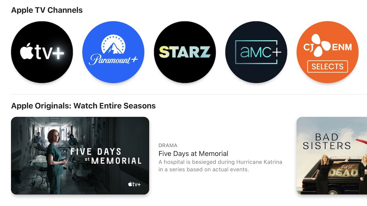 Apple TV Channels