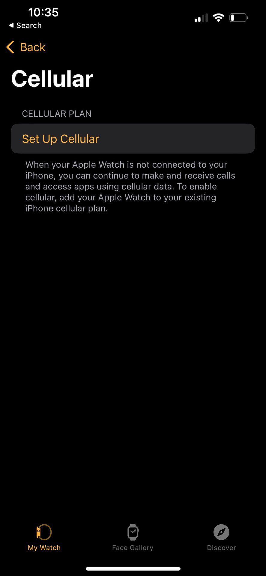 Apple Watch App Cellular