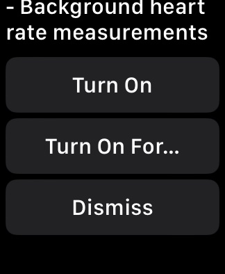 Apple Watch Low Power Mode Options