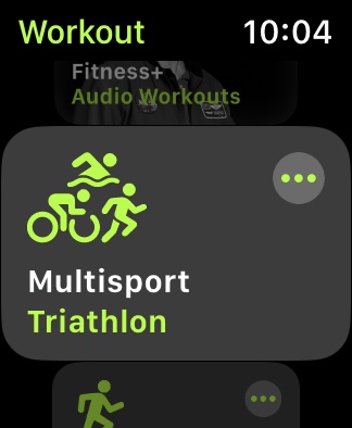 Apple Watch Screenshot Multisport