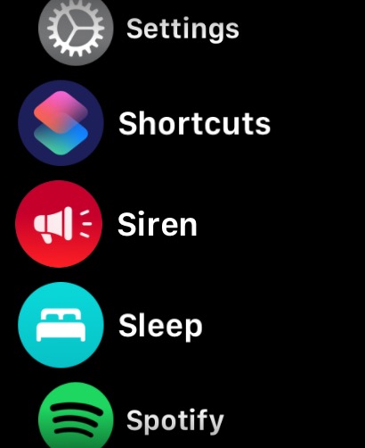 Aplikasi Apple Watch Ultra Sirene