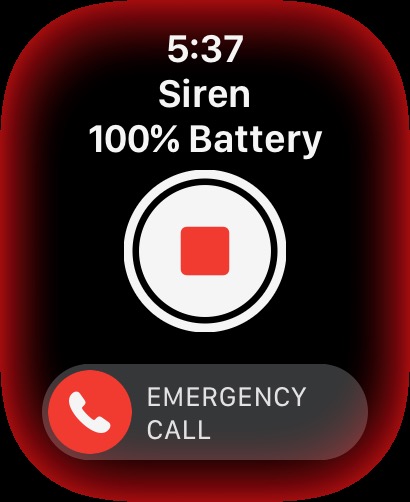 Apple Watch Ultra Stop Sirene