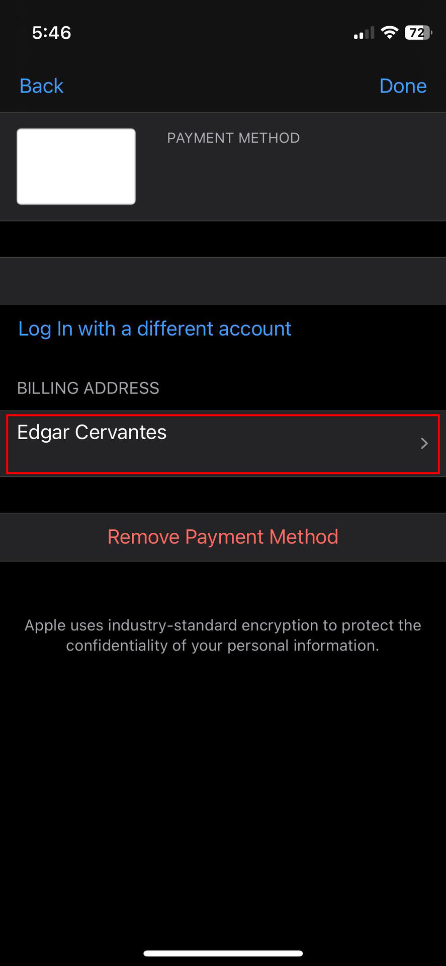 Change your Apple ID address on iPhone 4