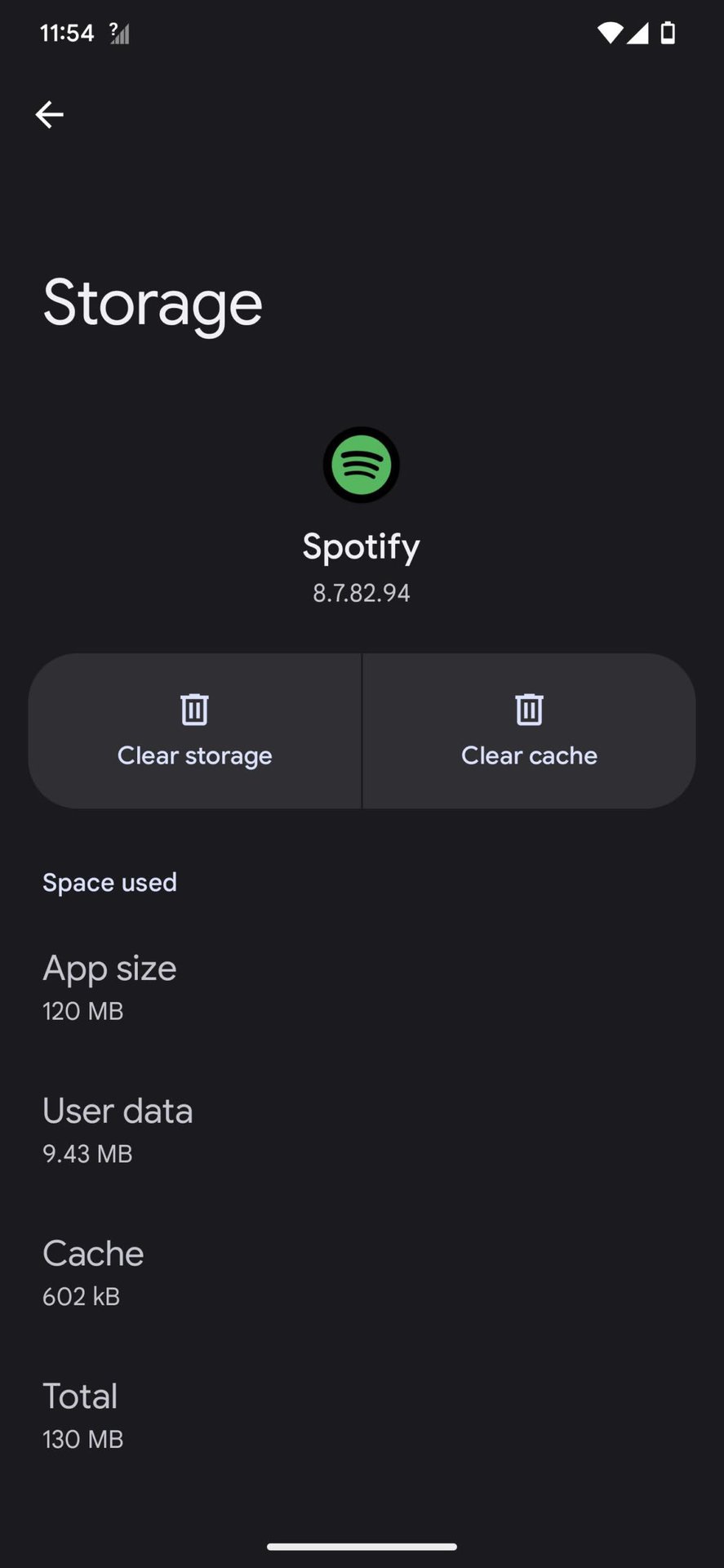 Clear cache on Spotify Android app 4
