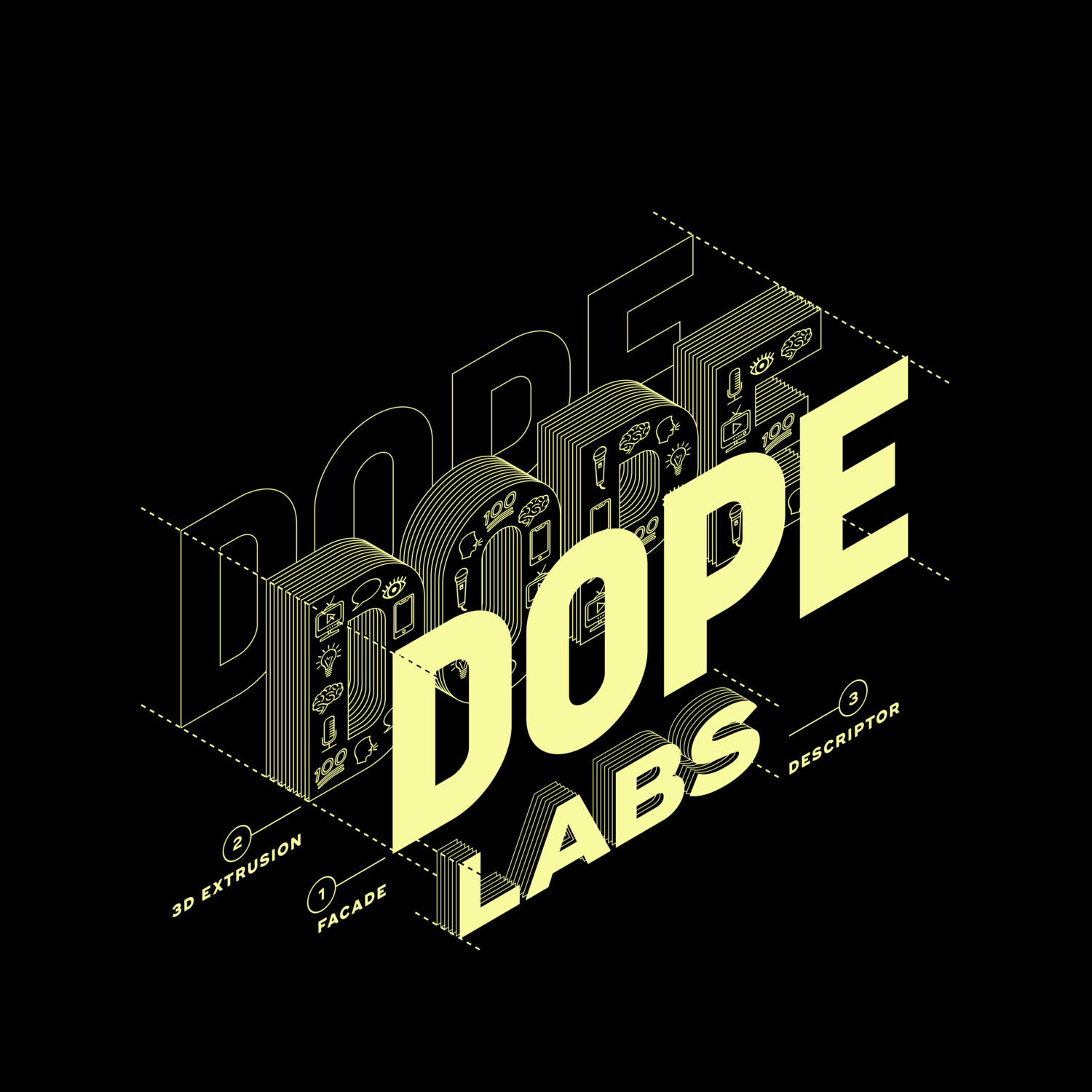 The Dope Labs podcast logo.