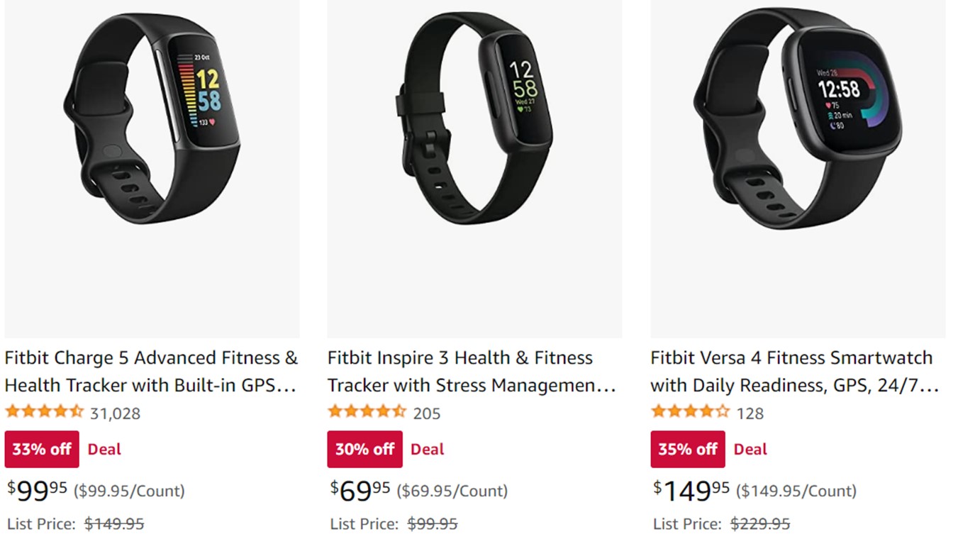 Fitbit Black Friday deals 2022