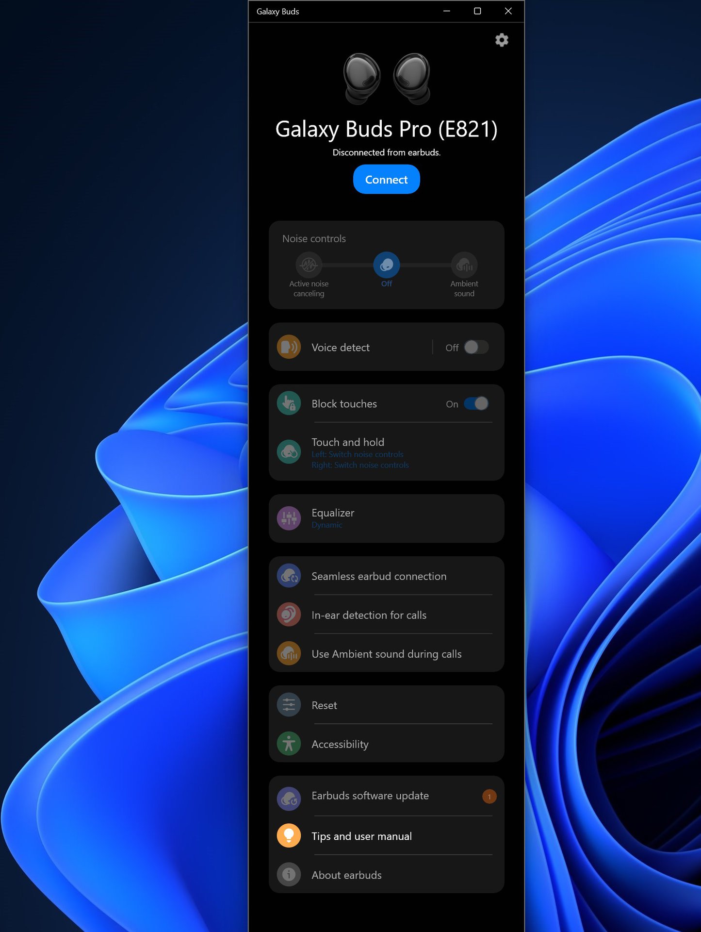 Galaxy Buds app windows pc