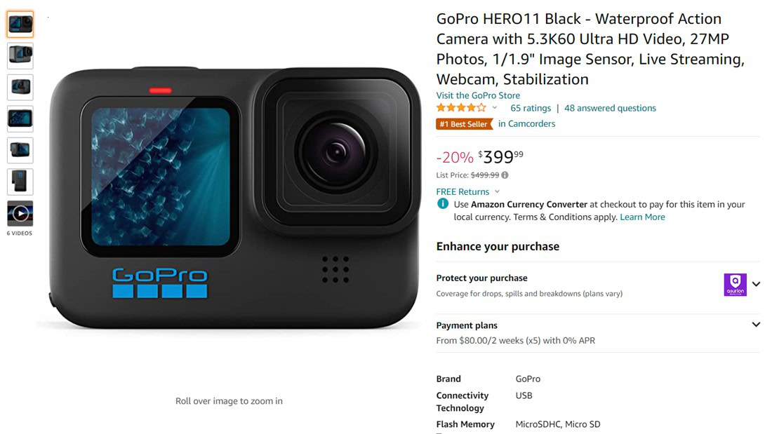 has the GoPro 11 for its lowest price ever