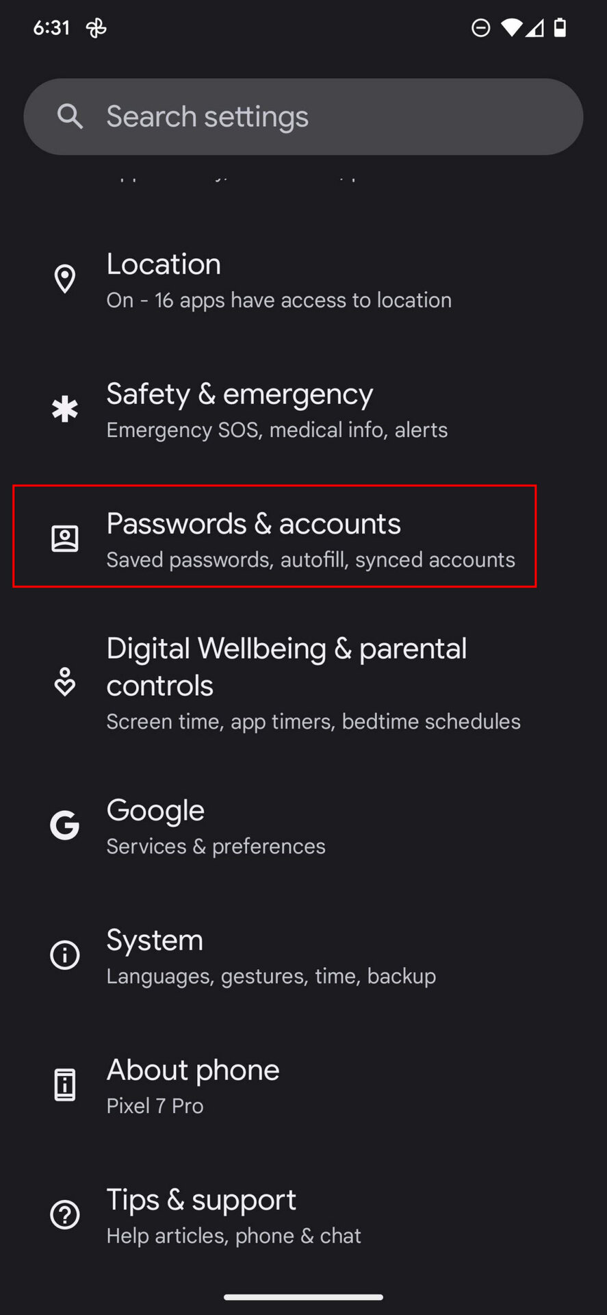 How to add a Google account on Android 13 1