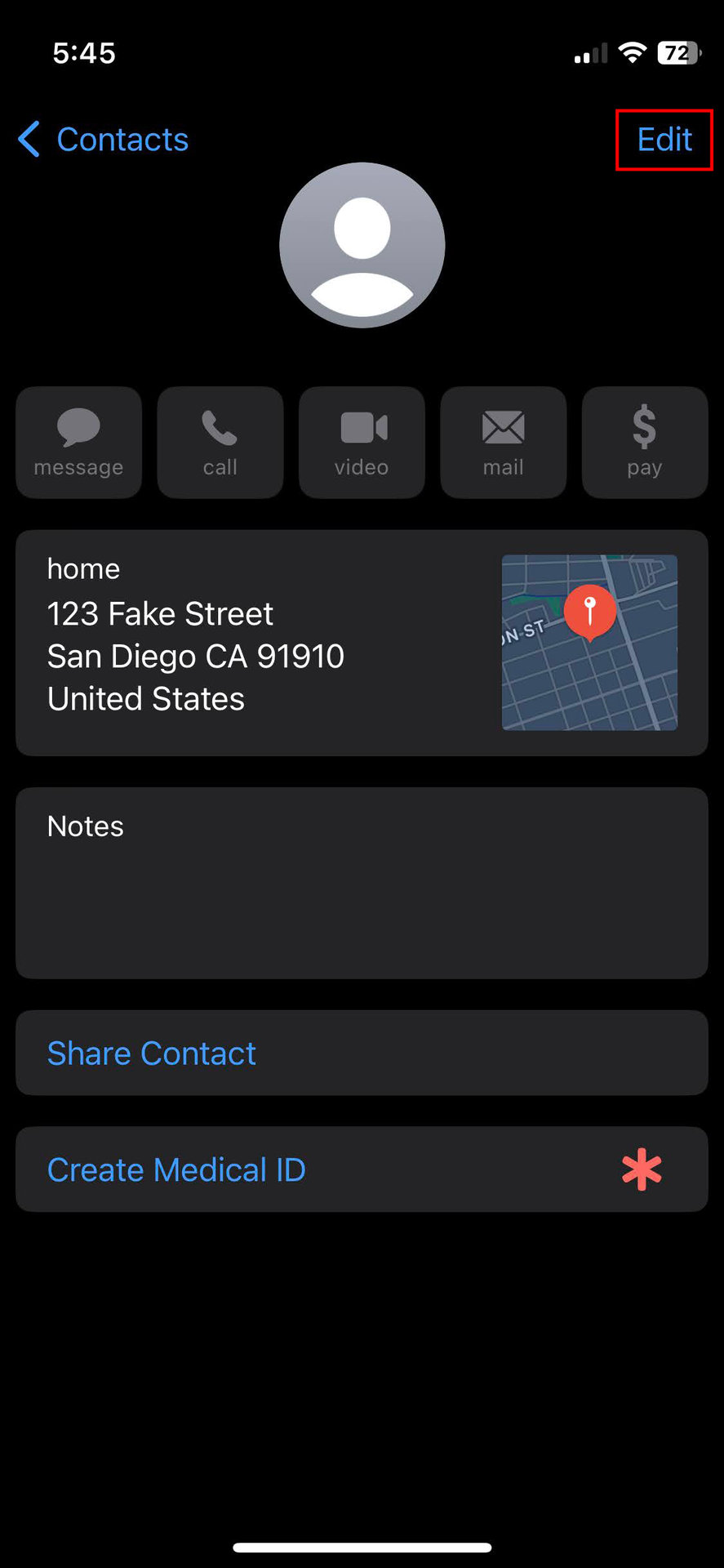 How to change your home address in the Contacts app on iPhone 2