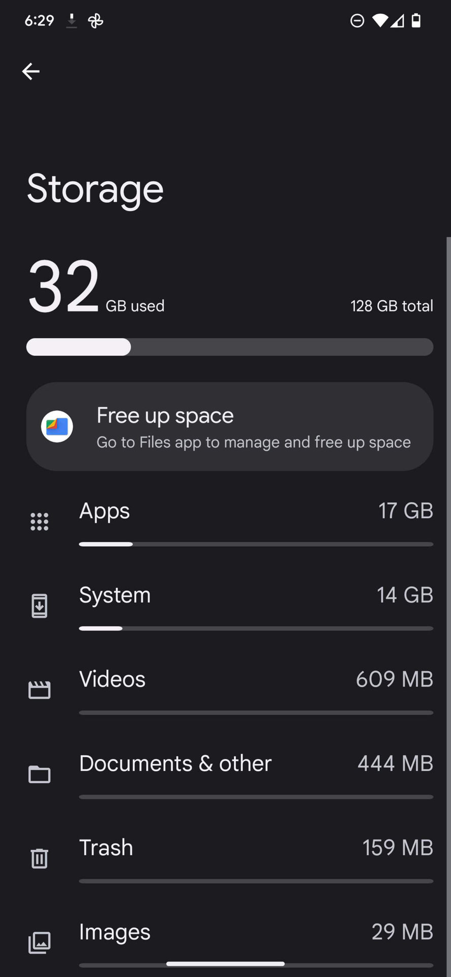 How to check storage on Android 13 2