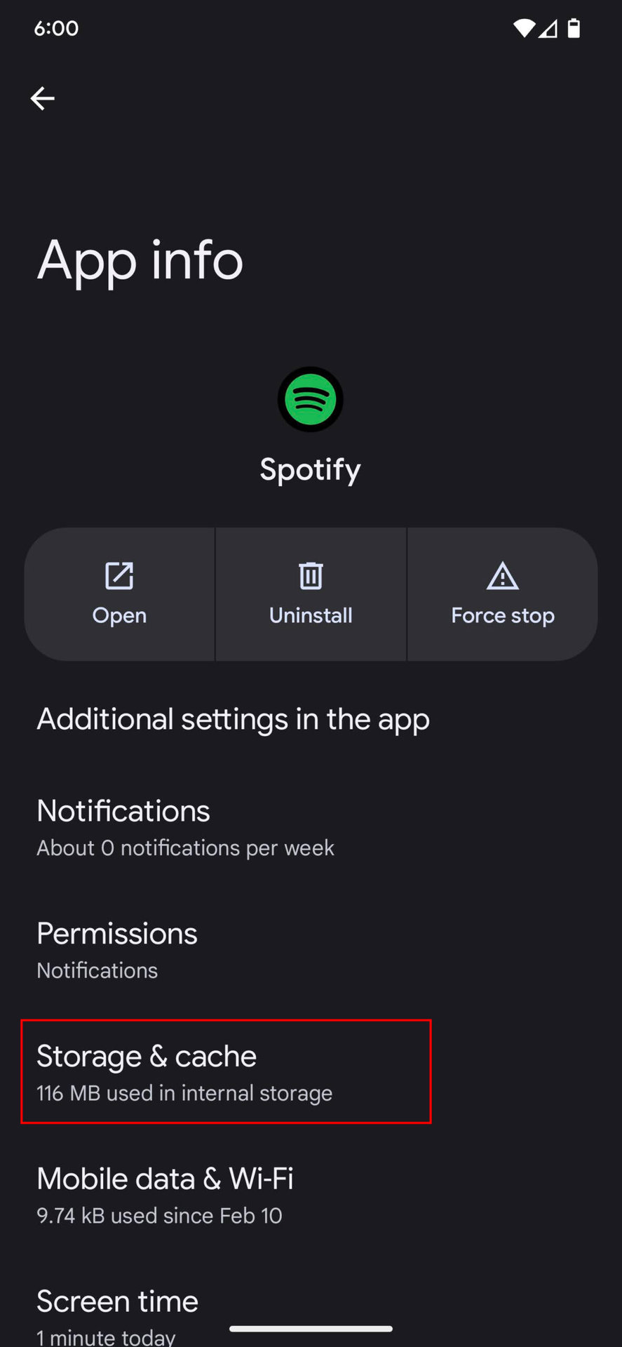 How to clear Spotify cache on Android 3