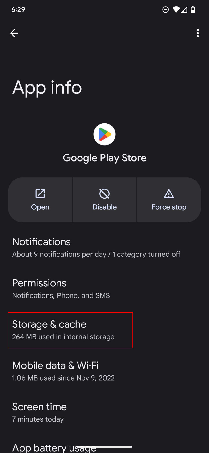 How to clear cache and clear storage on Android 13 3