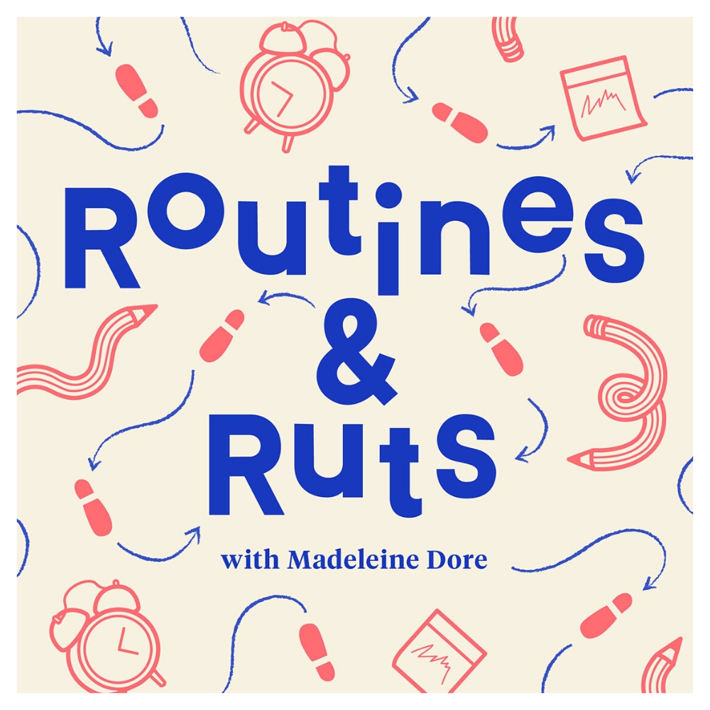 The Routines and Ruts podcast logo.