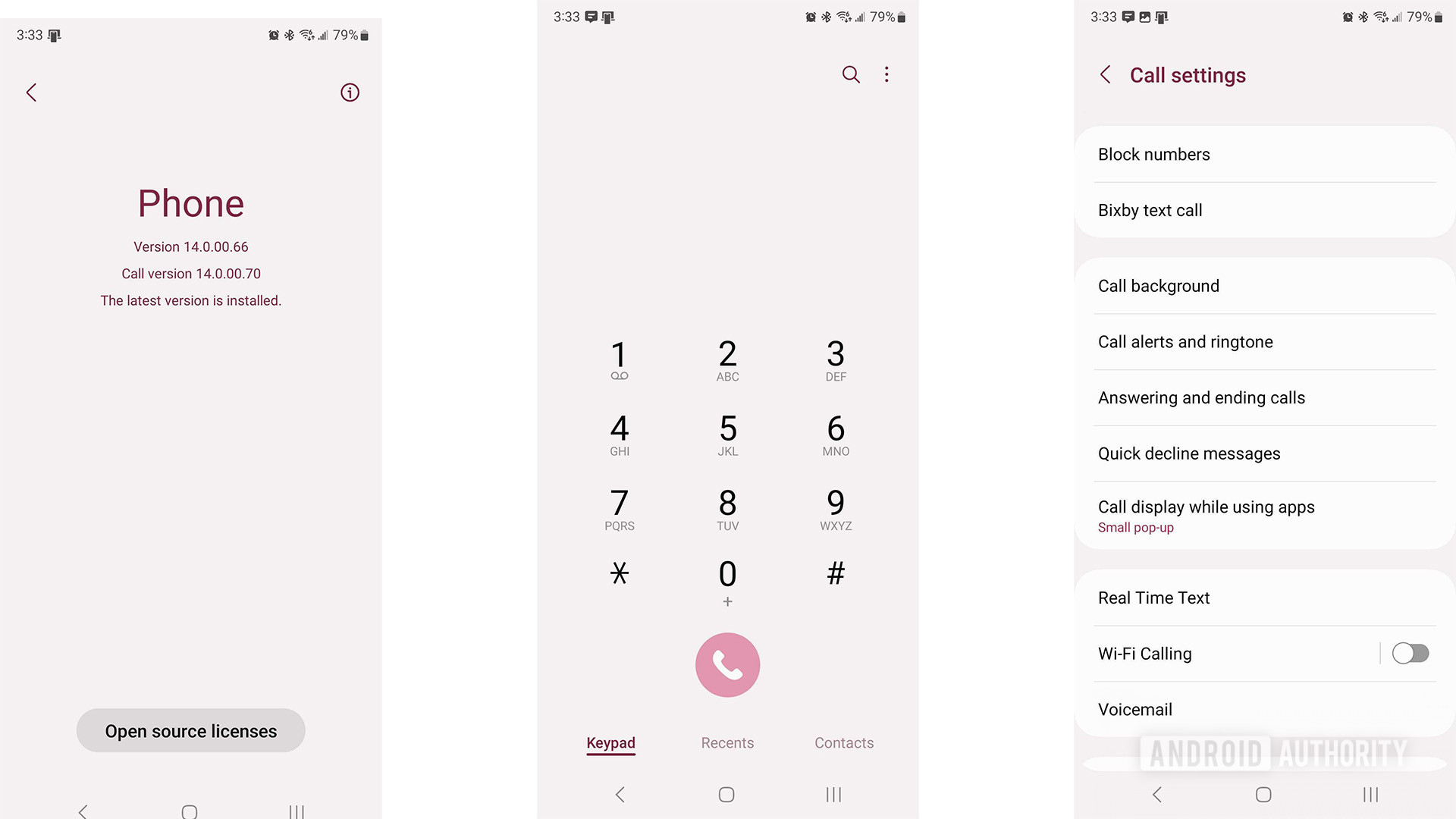 Samsung Phone Dialer screenshot 2022
