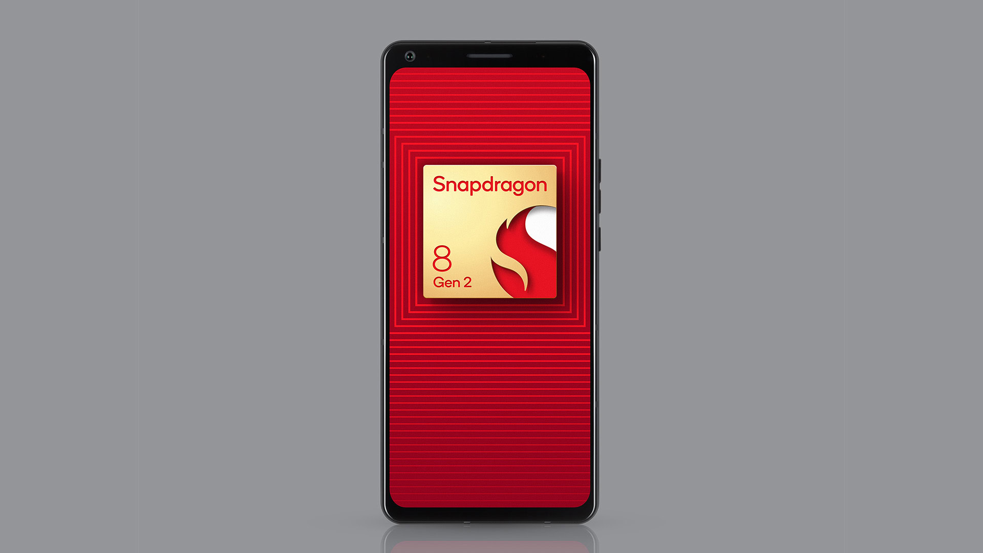 Snapdragon 8 Gen 2 reference phone grey background