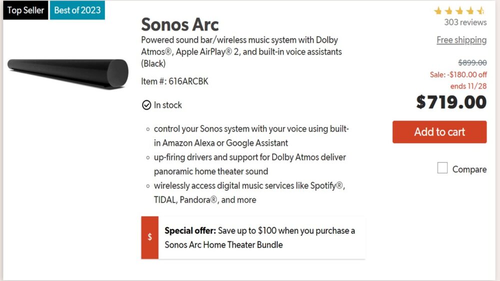 Sonos deals Black Friday prices and extra perks from Crutchfield