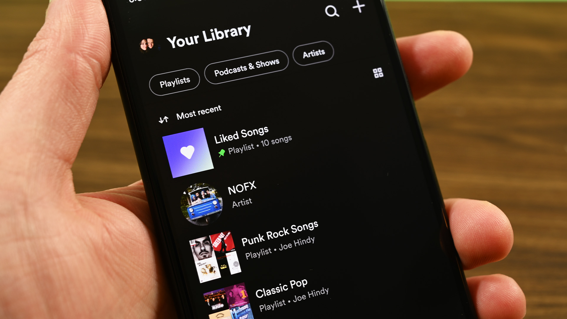 Spotify Library UI
