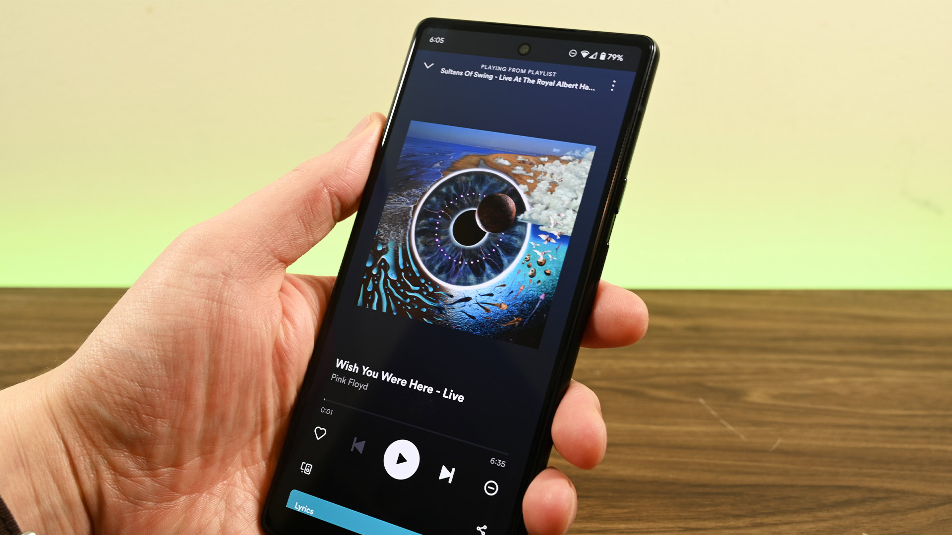 Spotify music player UI 1