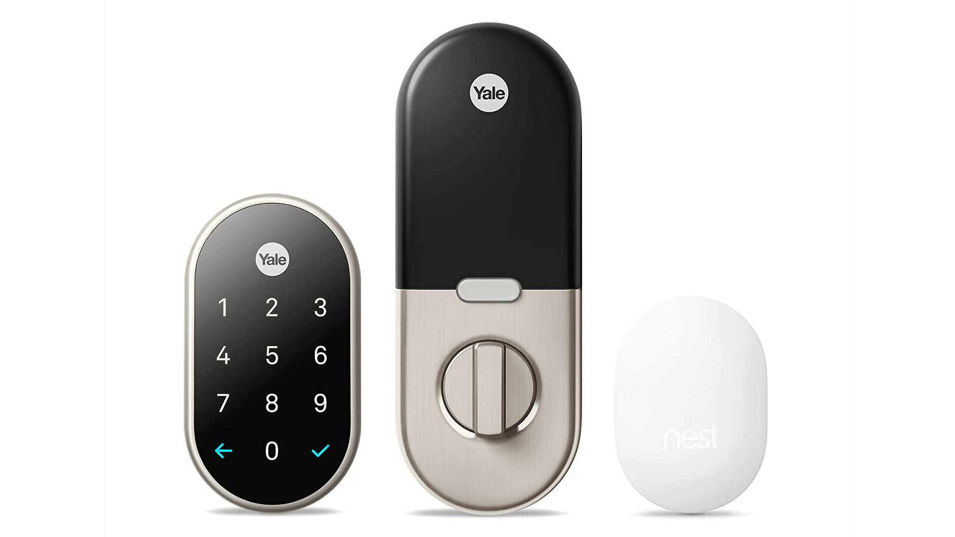 The Nest x Yale lock with a Nest Connect