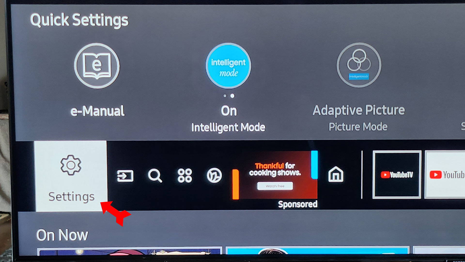 Update Samsung Smart TV Samsung Settings Icon