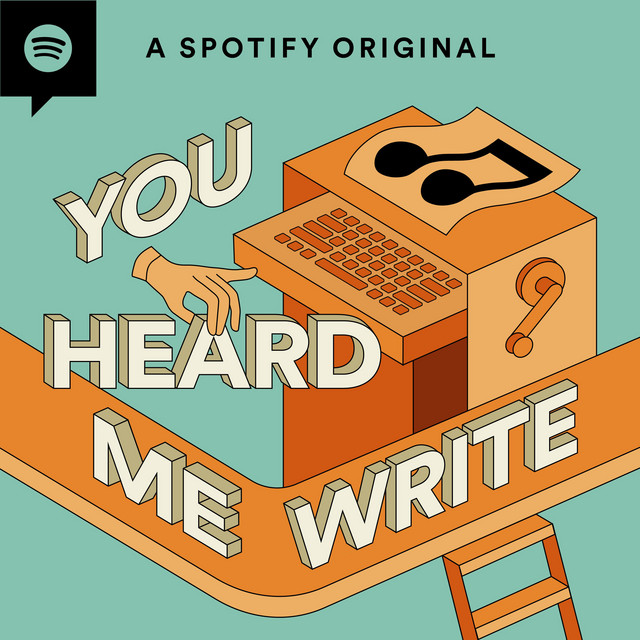 The You Heard Me Write podcast logo.