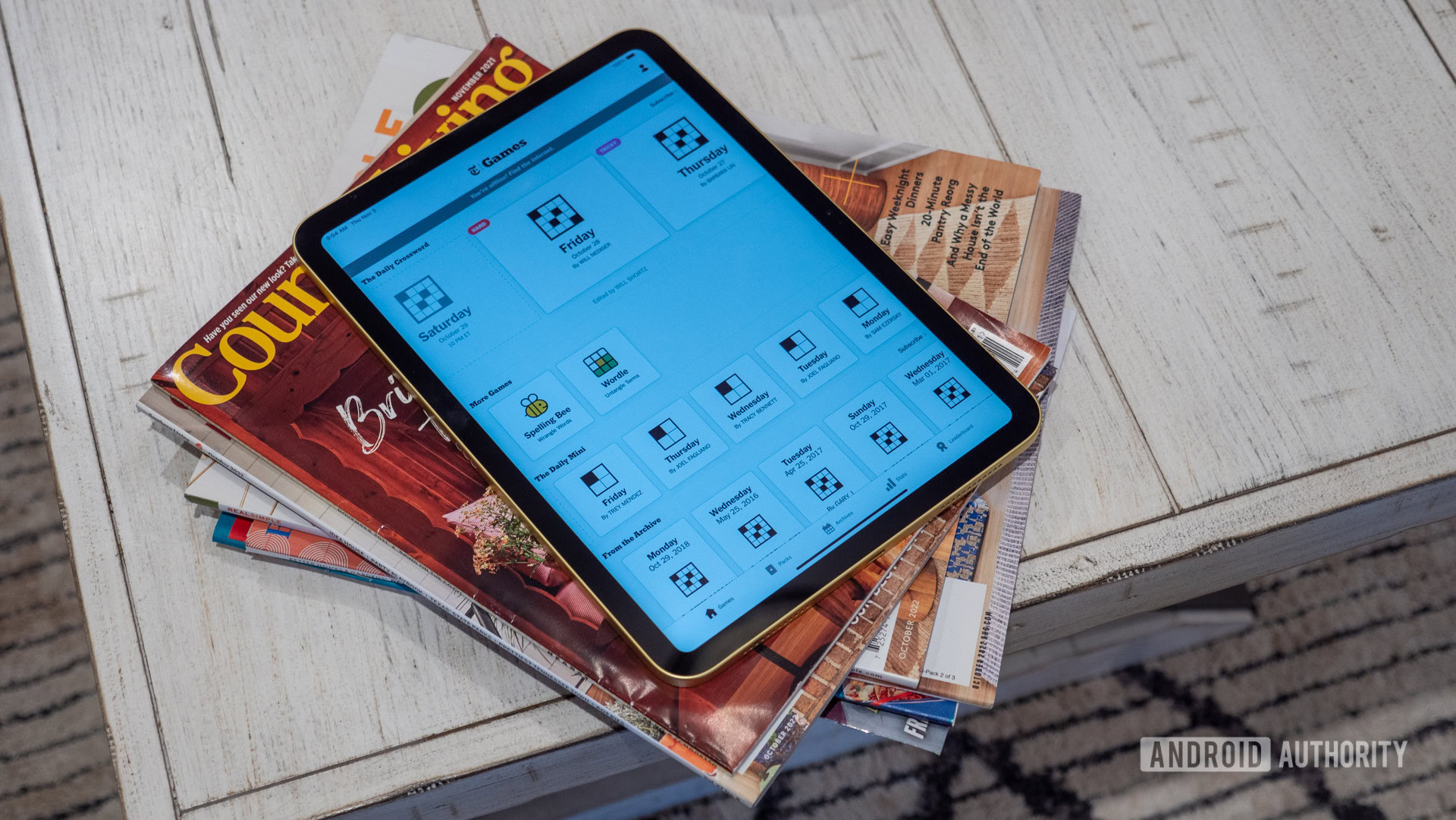 apple ipad crosswords