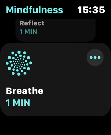 apple watch mindfulness breathe