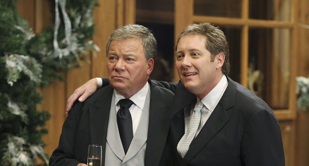 William Shatner and James Spader in Boston Legal Extraordinary Attorney Woo