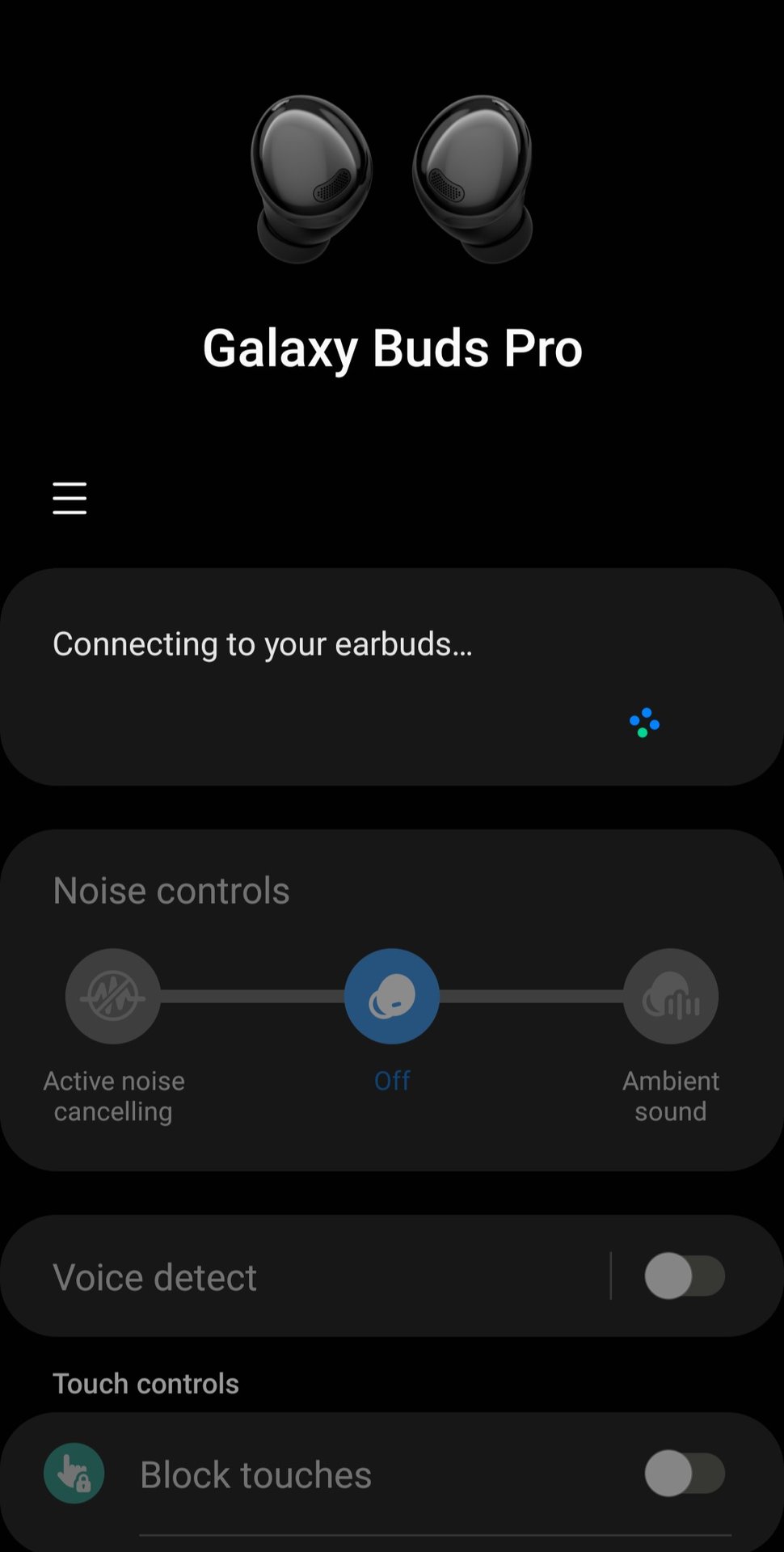 connecting to earbuds