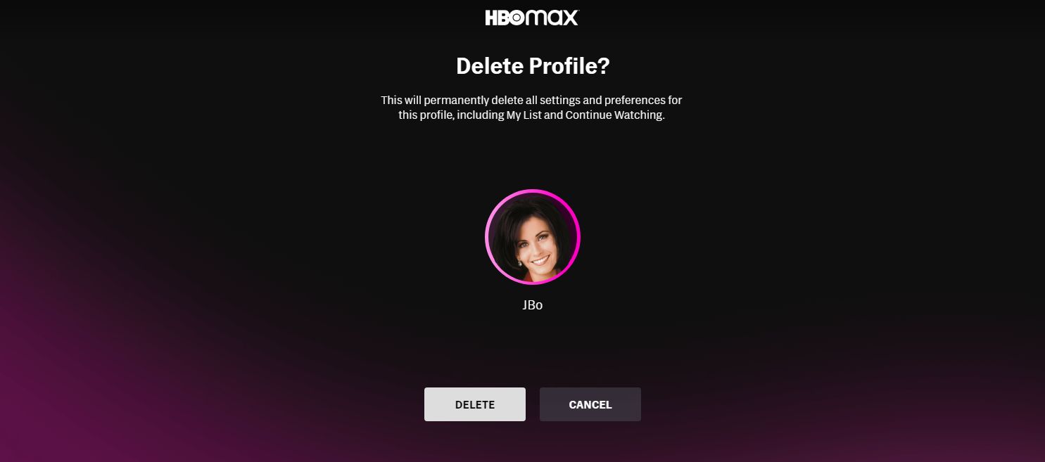 delete profile 2