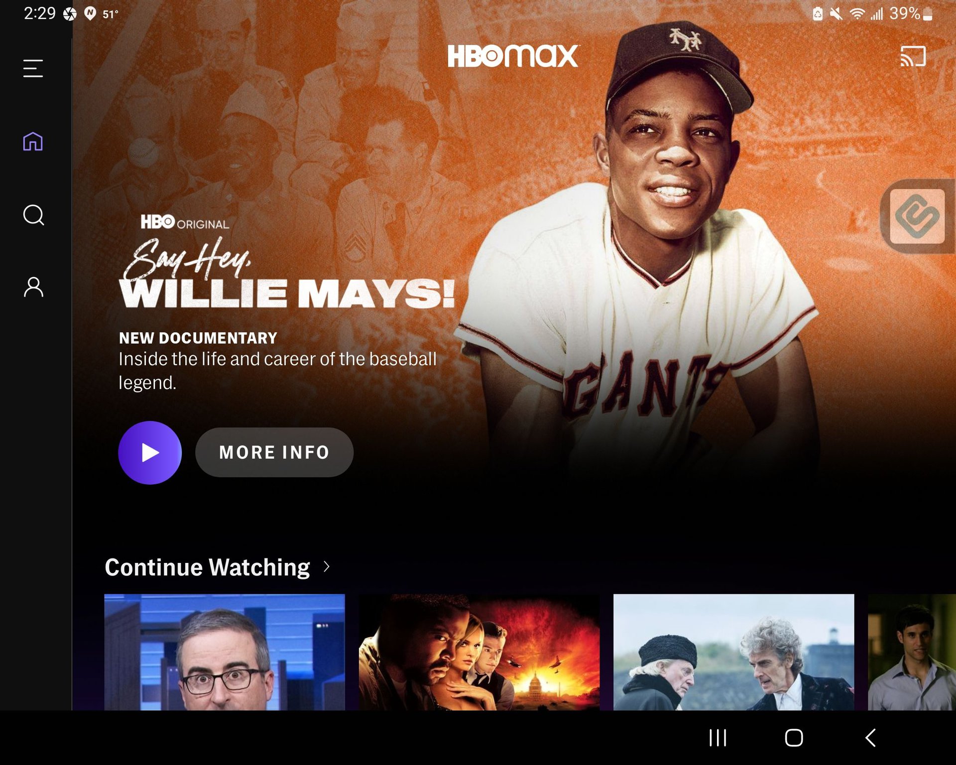 hbo max mobile profile 1