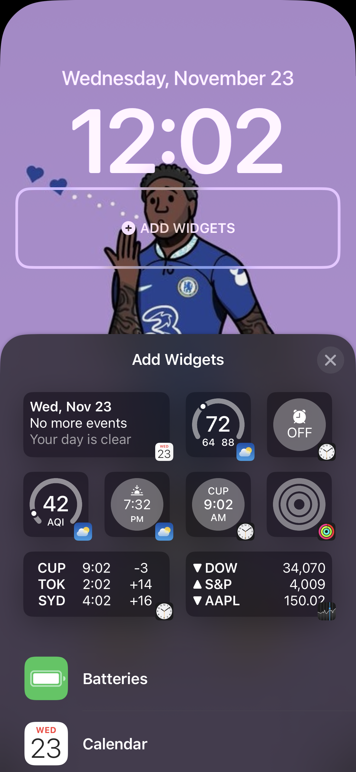 iPhone 14 Pro add widgets 4