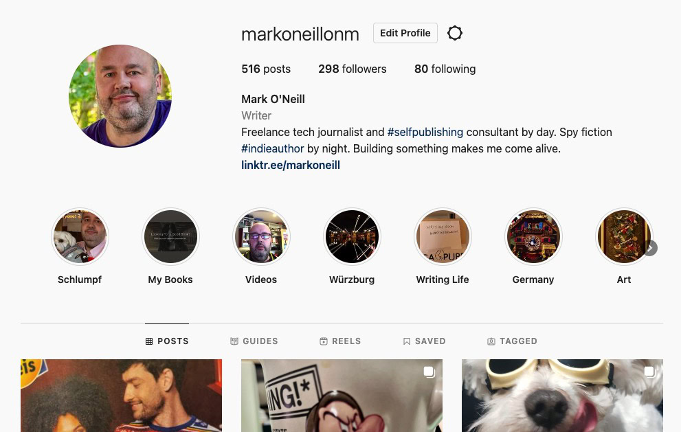 instagram profile mark oneill