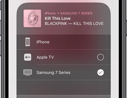 iphone airplay samsung tv