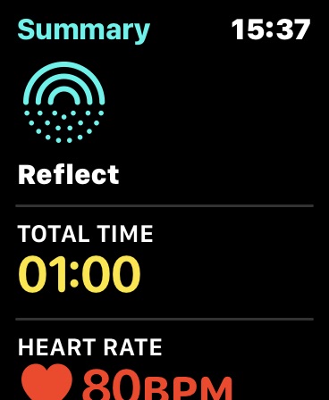 iphone mindfulness reflect results