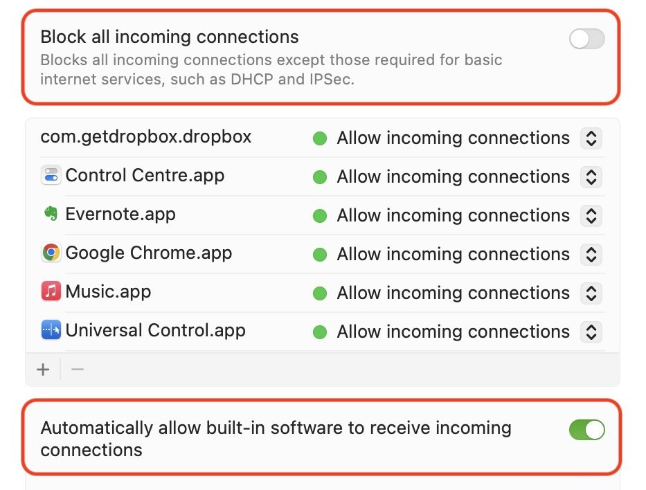 mac firewall