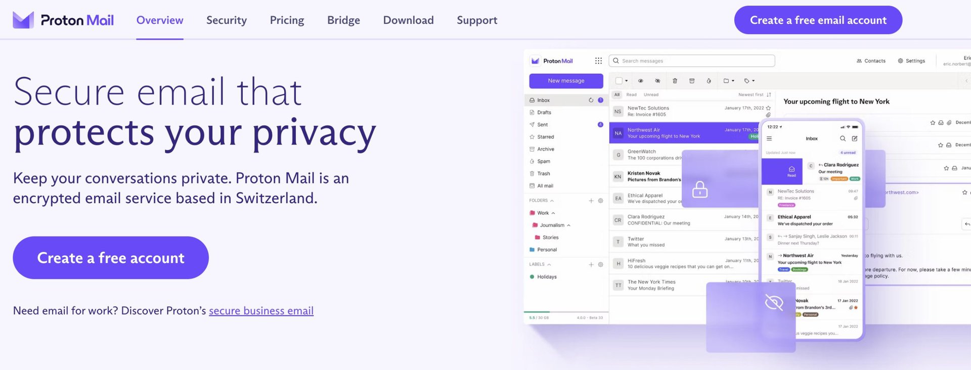 protonmail stay safe online