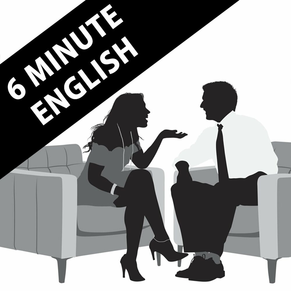 The 6 Minute english logo.