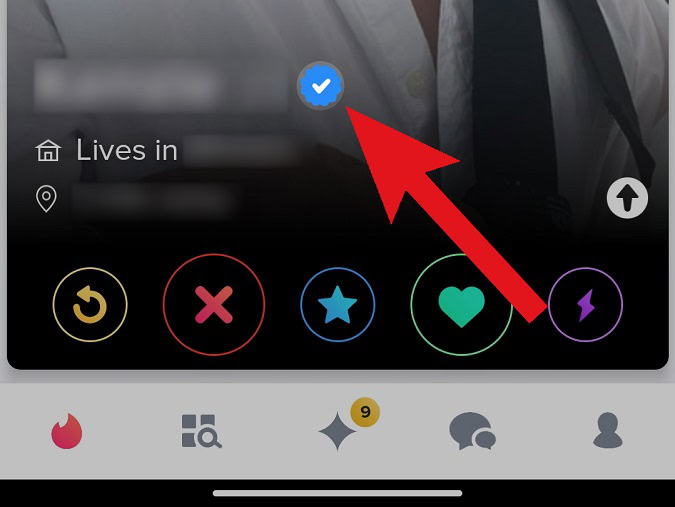 verification badge in tinder