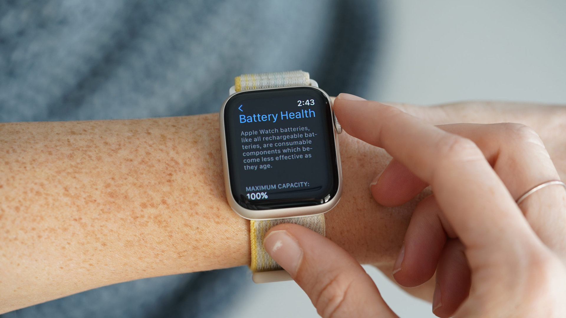 Срок службы батареи Apple Watch