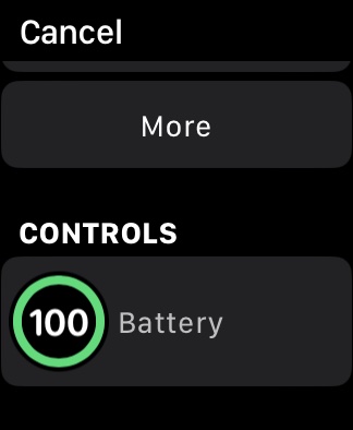 Apple Watch Face Complications Controls