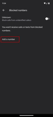 How to block a phone number on your Android phone