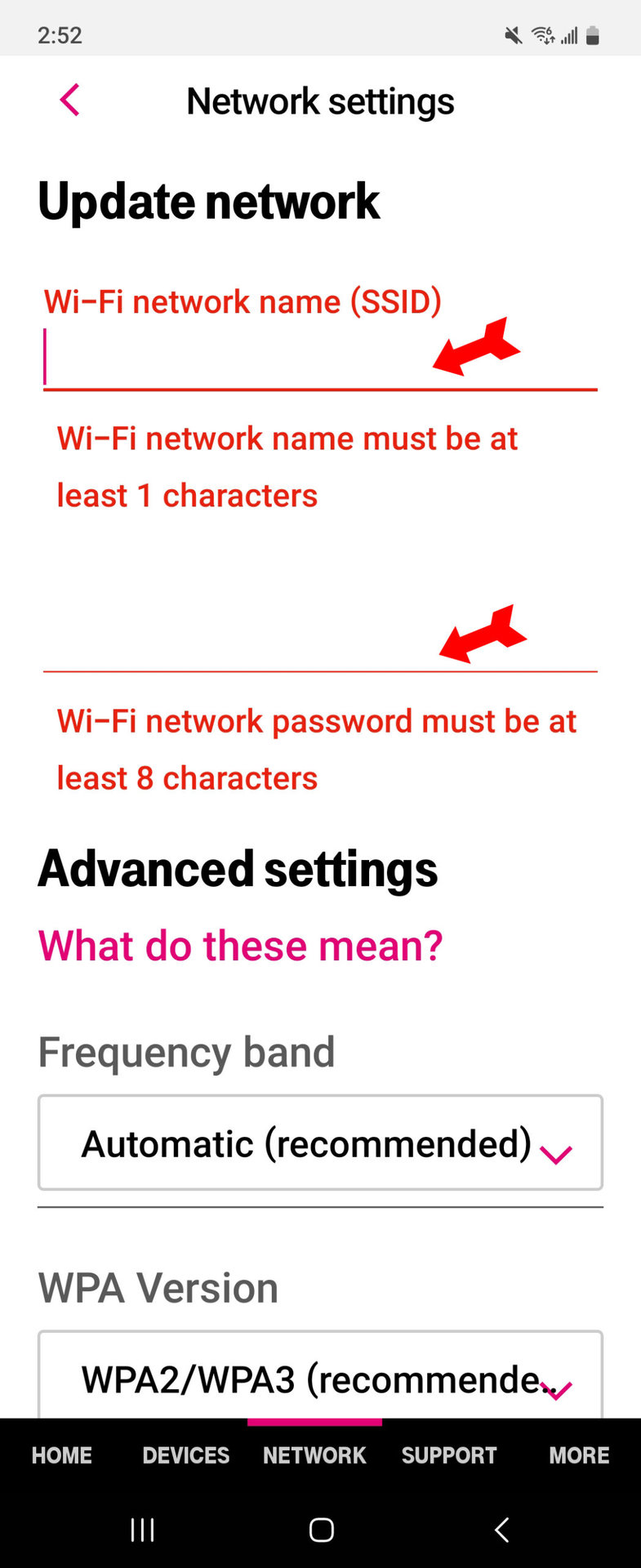 Change T Mobile Router Name Enter New Info